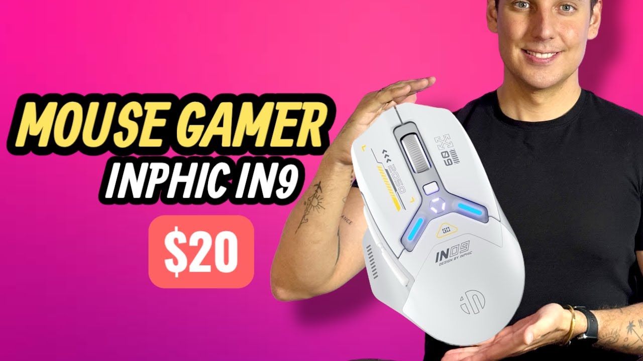 🔥Mouse gamer barato $20🔥👉/INPHIC IN9/ review en español