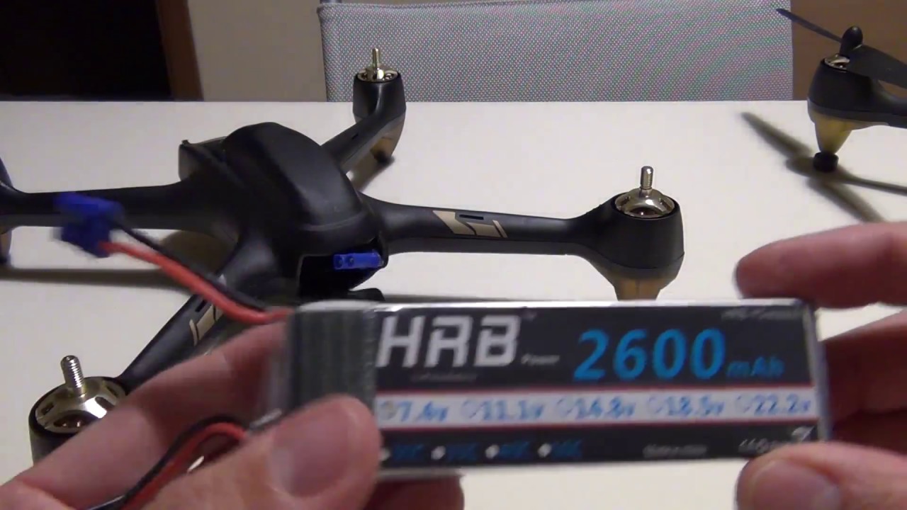 HUBSAN H501S/H501SS/H501A - How to fit HRB 2600 mha 30C lipo on H501S drone - no modd