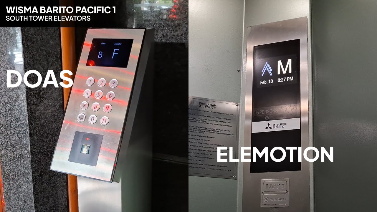 ELEMOTION + DOAS | Mitsubishi Elevators - Wisma Barito Pacific I, Jakarta