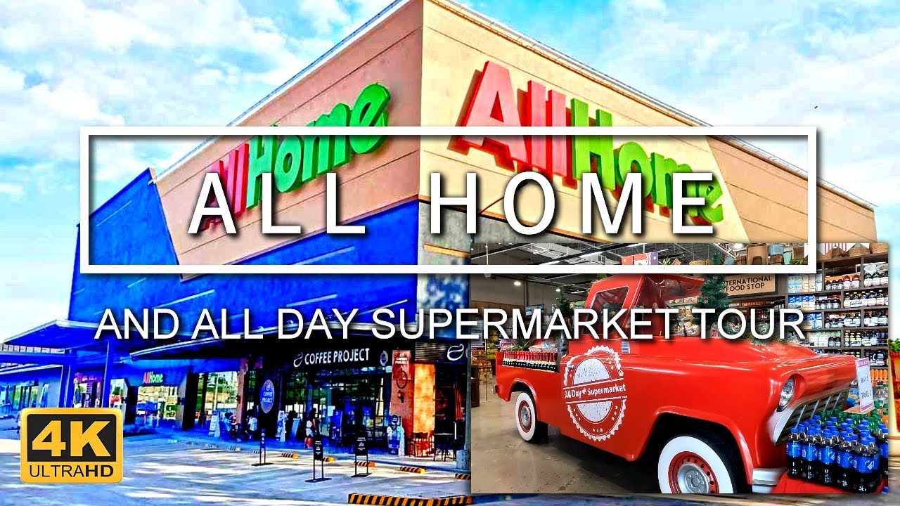 ALL HOME and ALL DAY Supermarket - Vista Mall Bacolod City [4K] Walking Tour