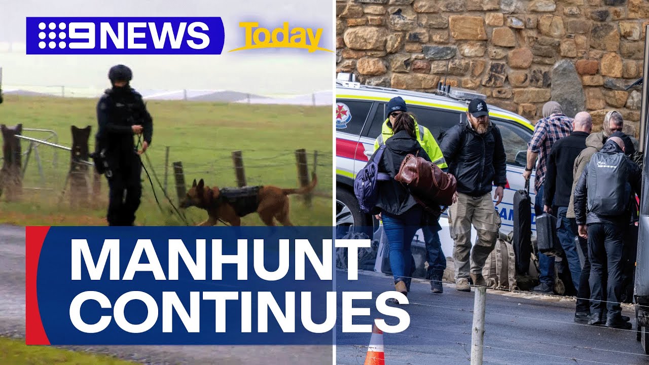 Search continues for accused police killer Dezi Freeman | 9 News Australia