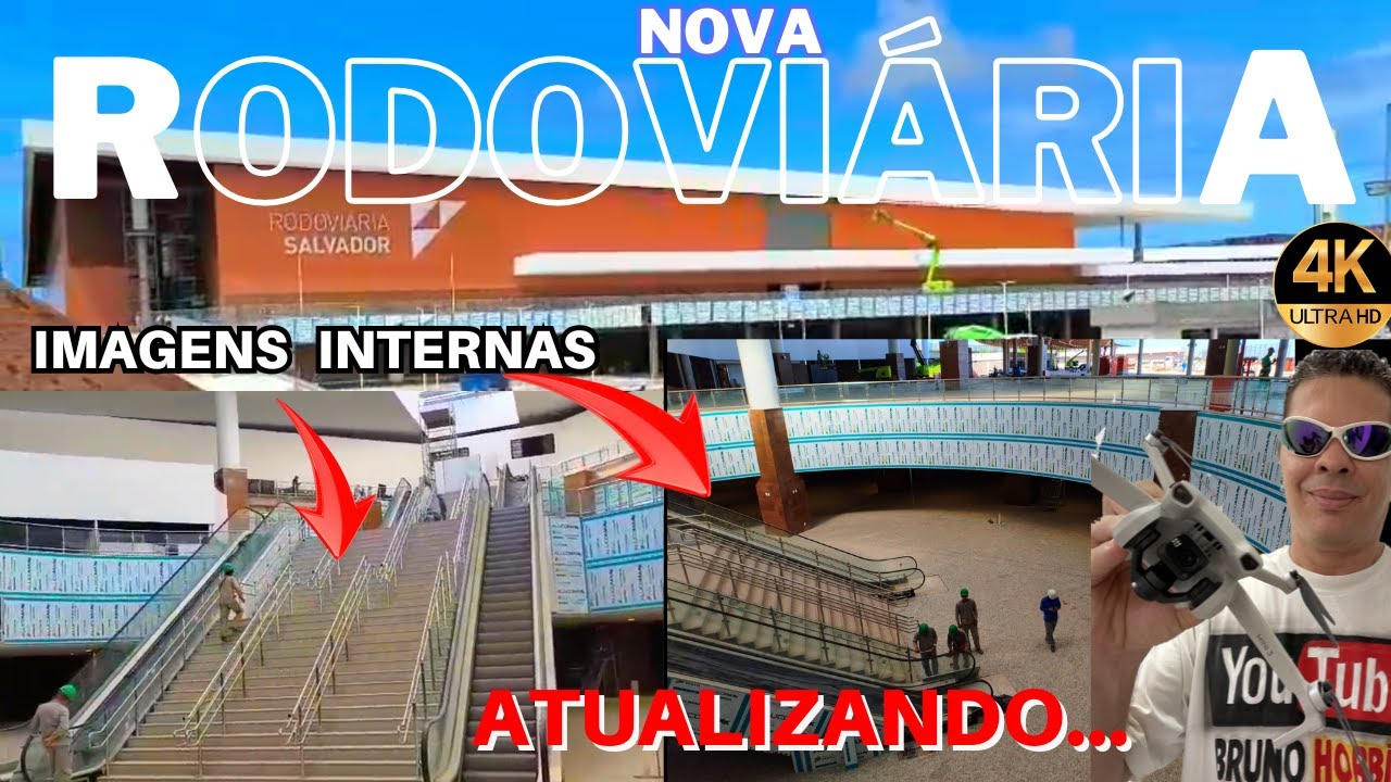 OBRA: A NOVA RODOVIÁRIA DE SALVADOR!IMAGENS INTERNAS 14/08/2025#obra #rodoviária #salvador #br324