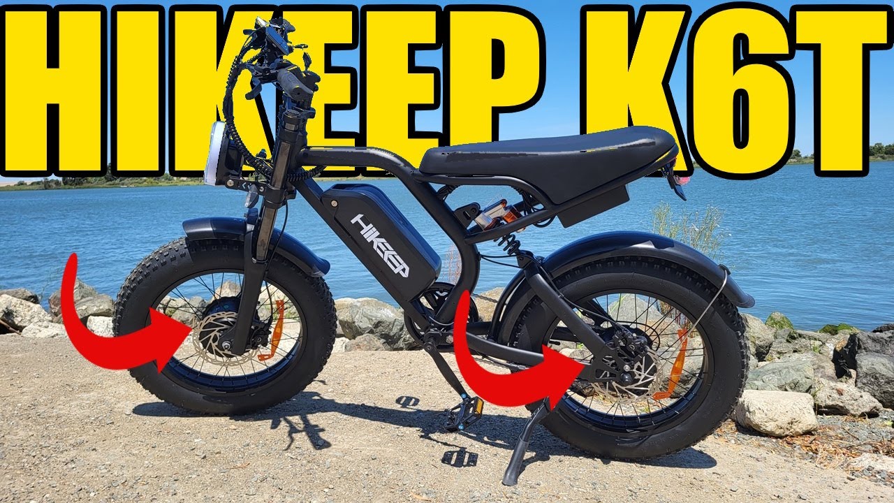 Dual Motor Full Suspension Moped Style E-Bike On A Budget - Hikeep K6T