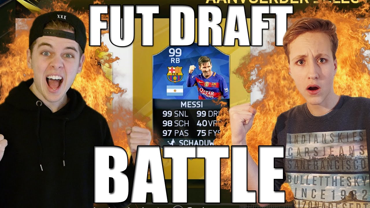 FUT DRAFT BATTLE VS DUTCHFIFAHD! - FIFA 16 NEDERLANDS