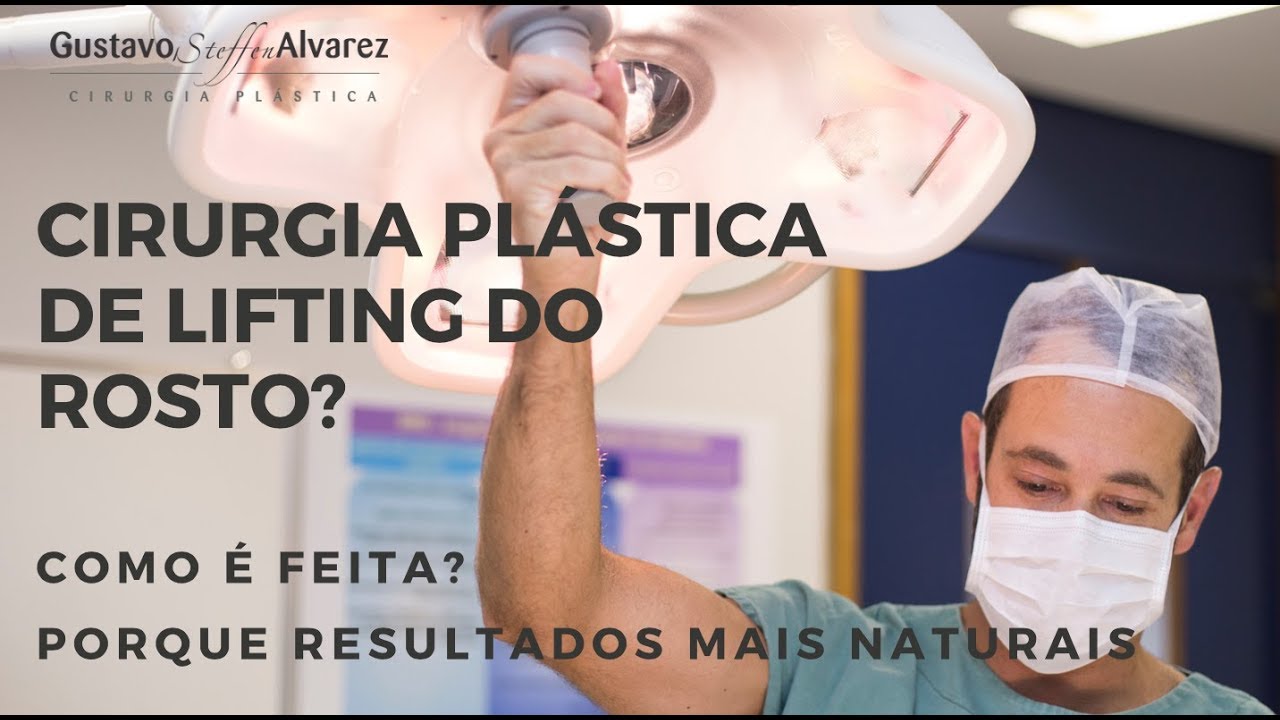 Cirurgia plástica de lifting do rosto moderna