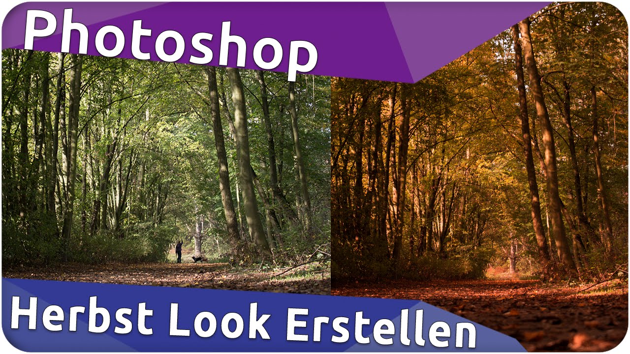 Photoshop Herbst Look Erstellen (Mehr Herbstfarben im Bild)