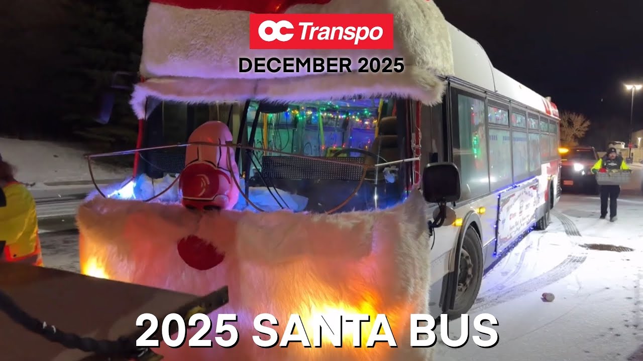 OC Transpo's Santa Bus #4345 - Last Invero Santa Bus Walkthrough