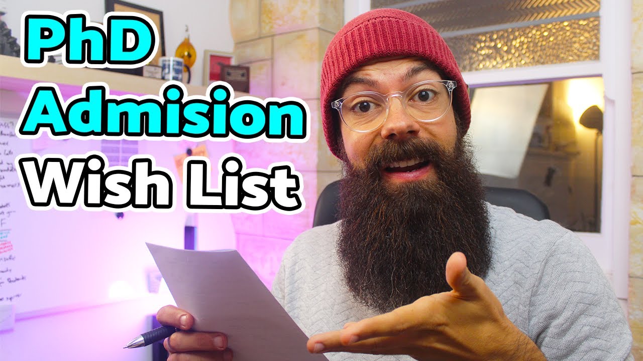 The REAL supervisor wish list for PhD Admissions