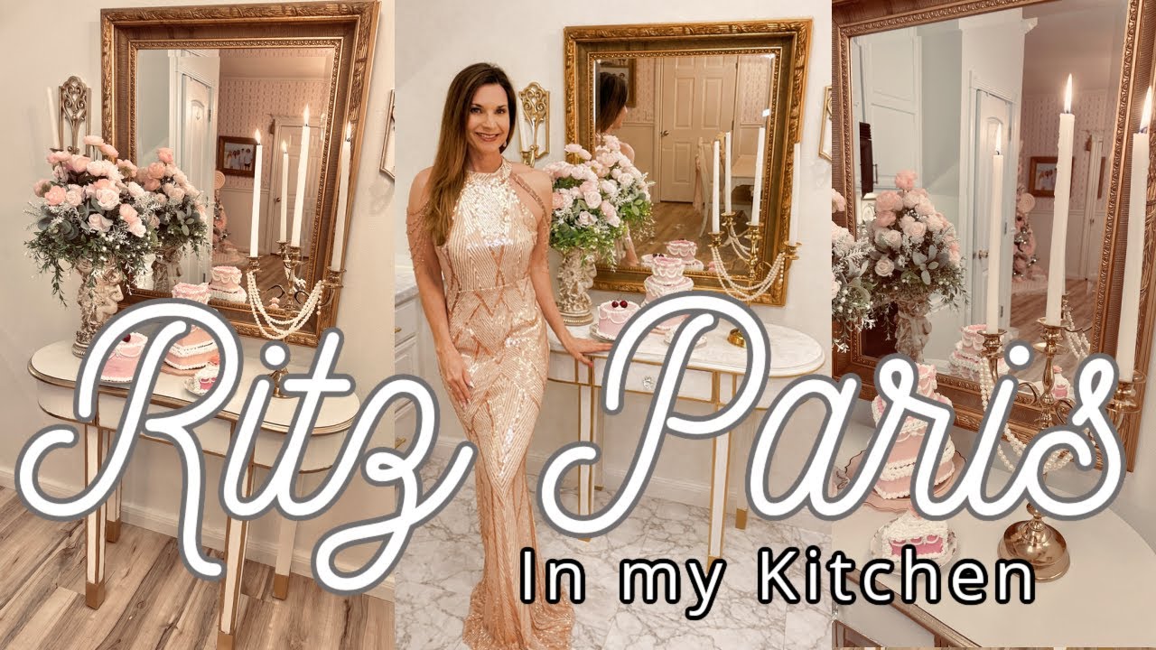✨NEW!! DIY RITZ PARIS IN MY KITCHEN~MAKEOVER~ ✨🥰 Olivia's Romantic Home DIY