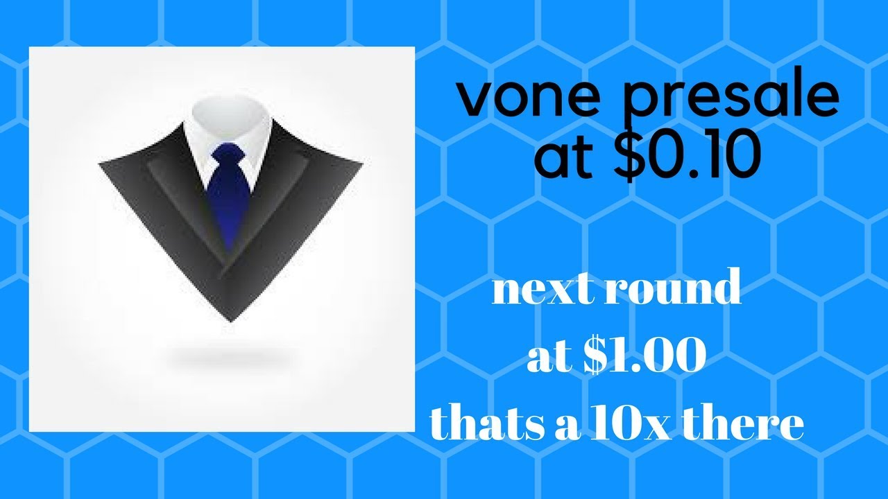 vone review , v-one pre-sale ico at $0.10
