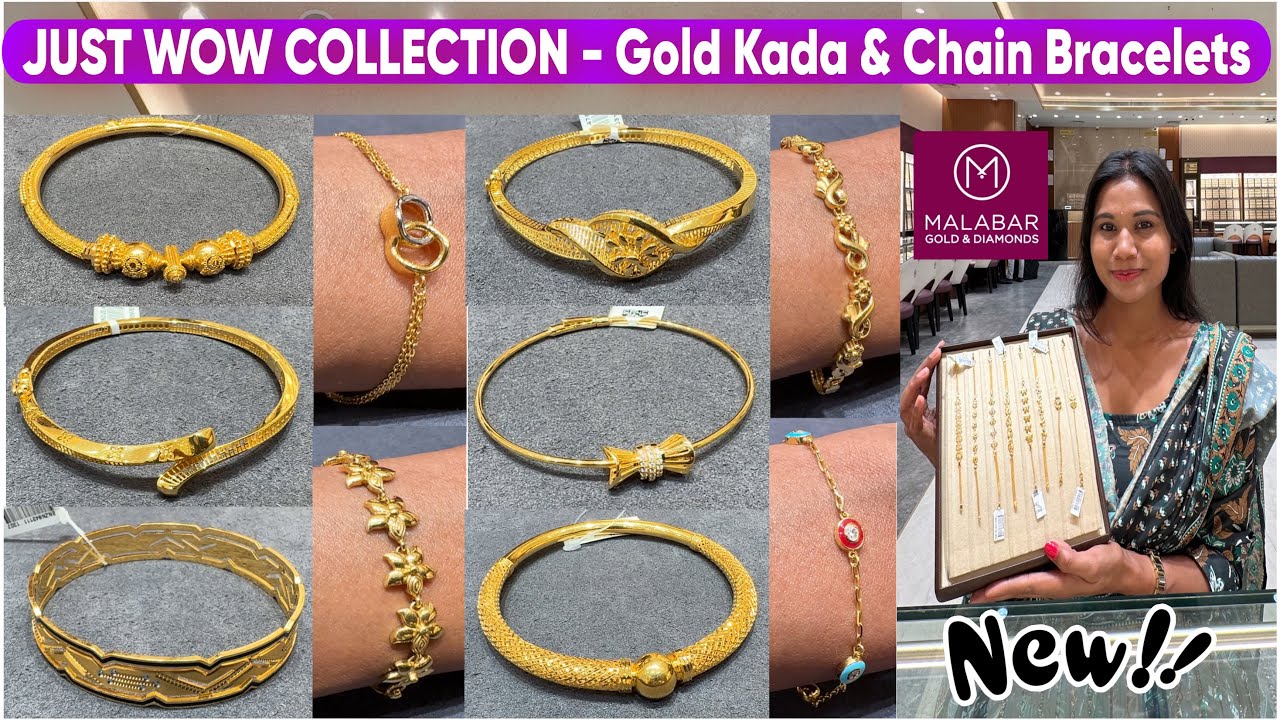 OMG 1.38Gm Bracelet🛑Malabar Gold Bracelet Kada Designs💕Lightweight Gold Bracelet Designs With Price