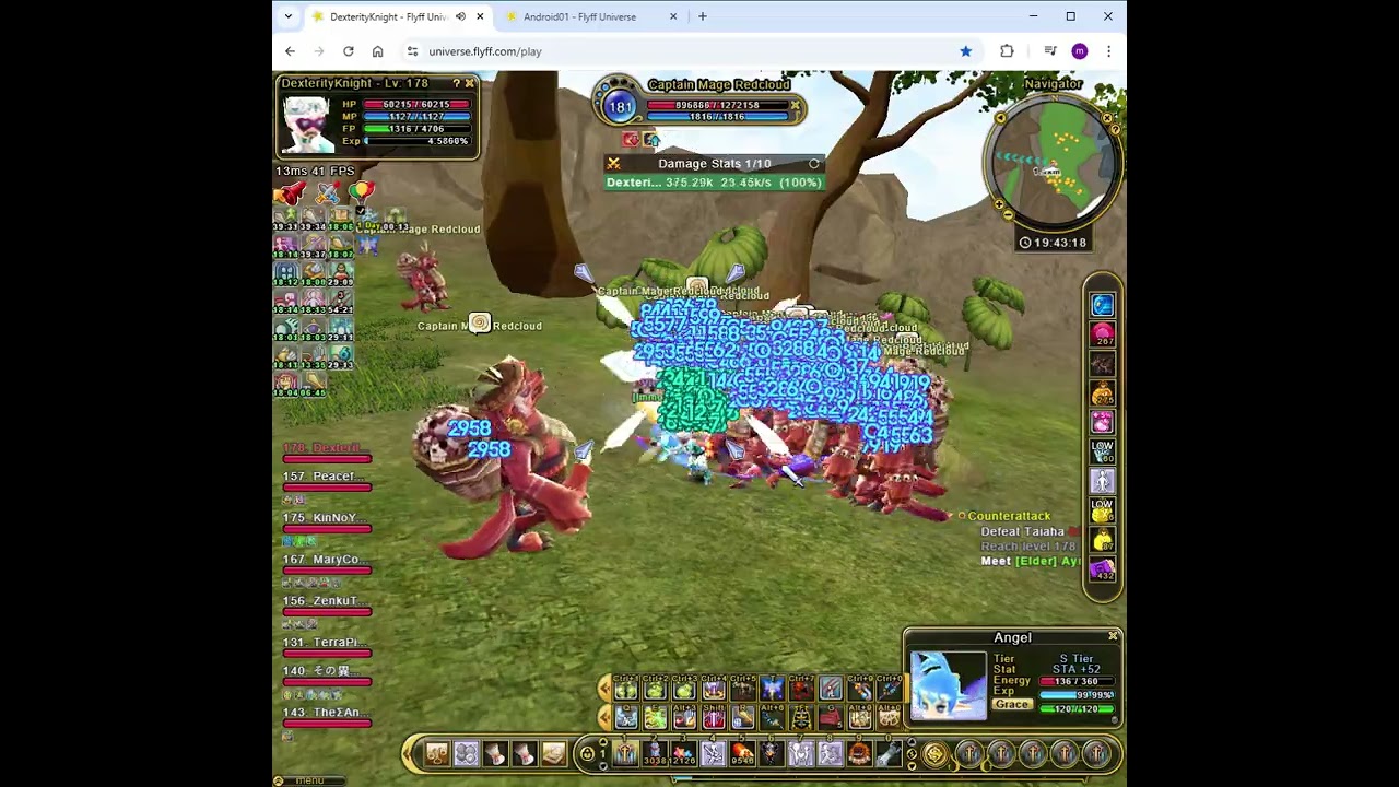 Flyff Universe Templar: Maelstrom Strike 2H vs 1H+Hell's Gate