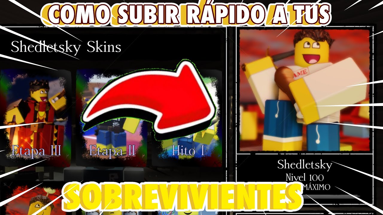 &iexcl;COMO CONSEGUIR XP R&Aacute;PIDO PARA SUBIR DE NIVEL A TUS SOBREVIVIENTES! || FORSAKEN || ROBLOX ||