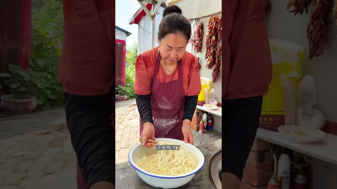 夏天真是离不开这一口过水面条呀！#记录我的农村生活