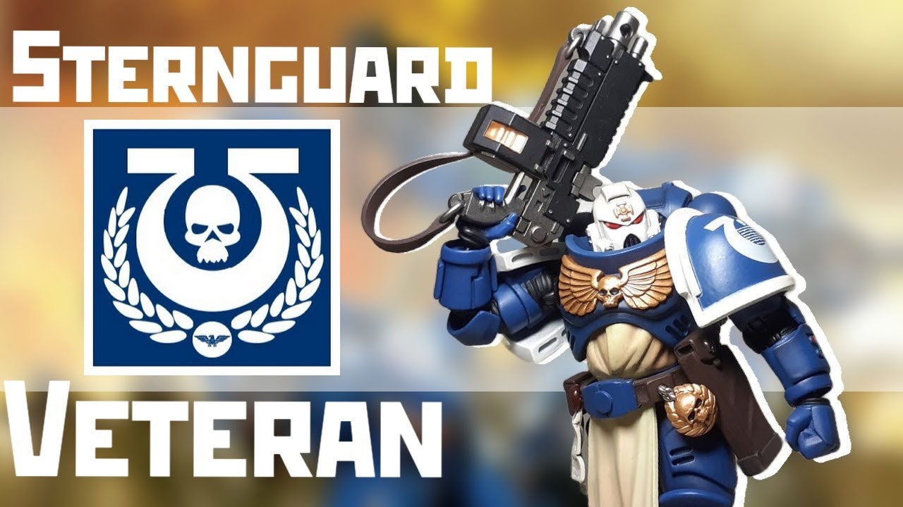 #warhammer40000 joytoy ultramarines Sternguard veteran [обзор]
