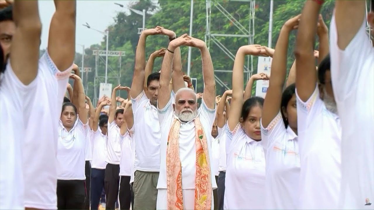 Indian PM Modi leads International Day of Yoga celebrations | AFP