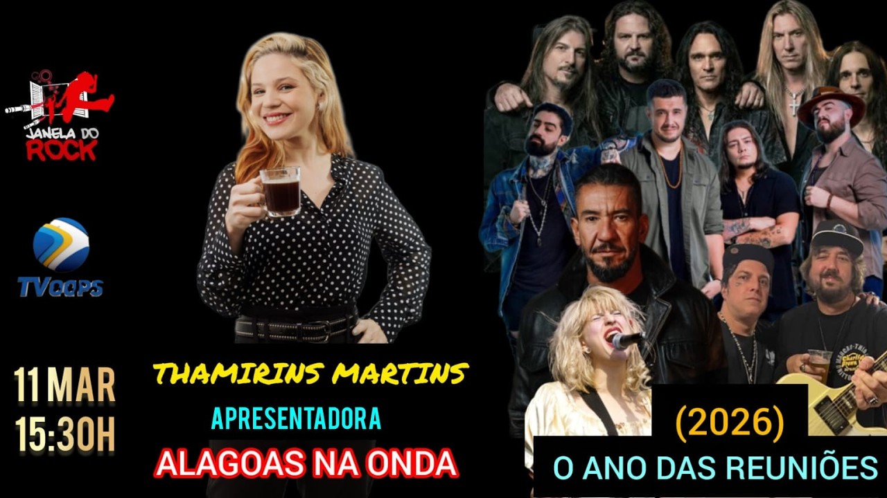JANELA DO ROCK ( ENTREVISTA: THAMIRINS - 2026 O ANO DAS REUNIÕES ) | TV OOPS - 11/MAR/26