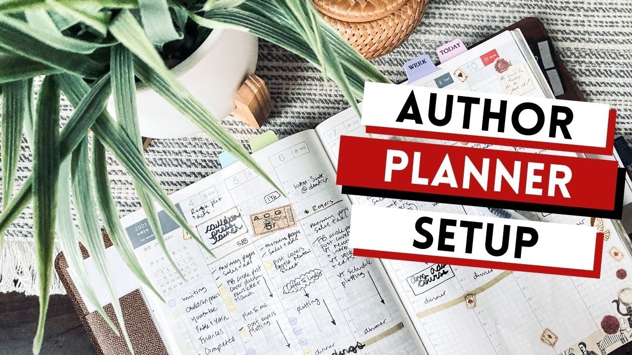 Author Planner Flip Through | My Planning Routine and Setup for 2021