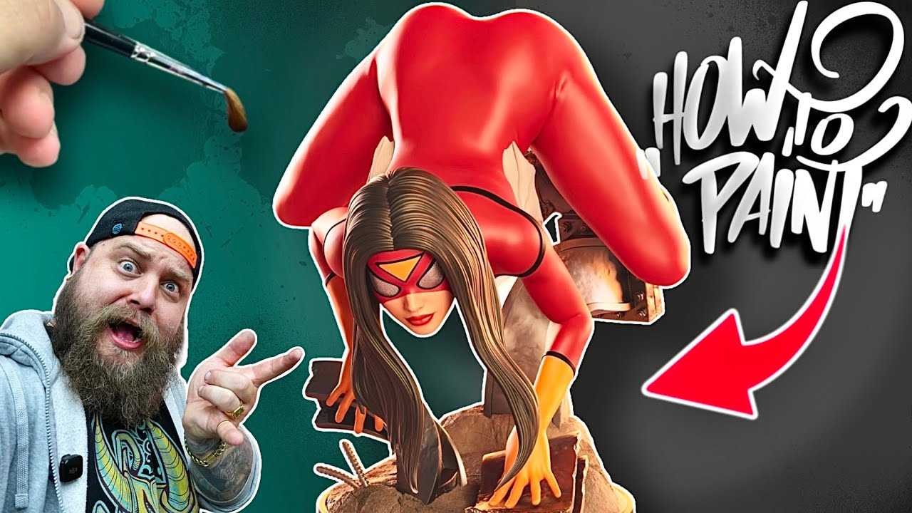 Tight Boots and Spider Suits - How To Paint Spiderwoman 3D Print 