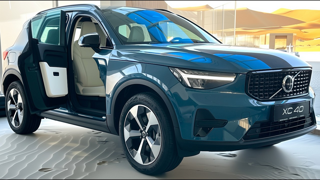 2025 Blue Volvo XC40 Ultimate Dark - Візуальний Огляд 4K