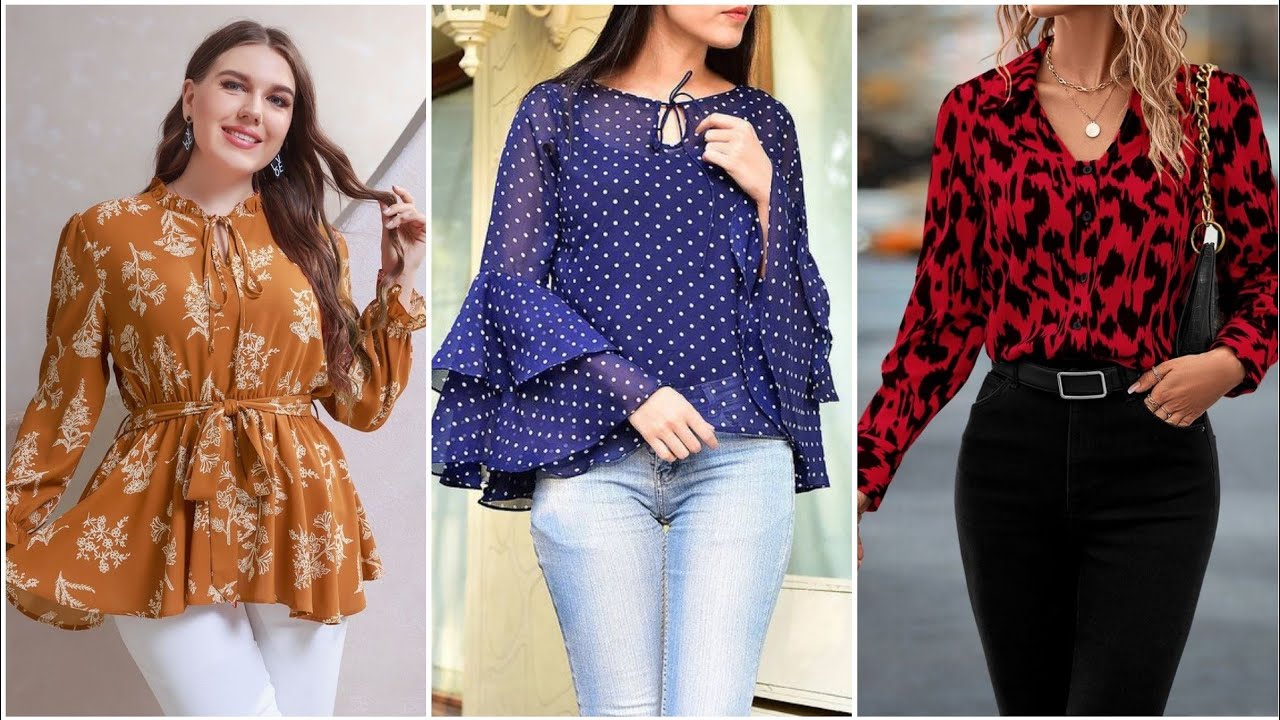 Fashion 2026 PRETTY BLOUSES 100 Ideas for pretty blouses Casual MODELS 25/26 #fashion #shirts #style
