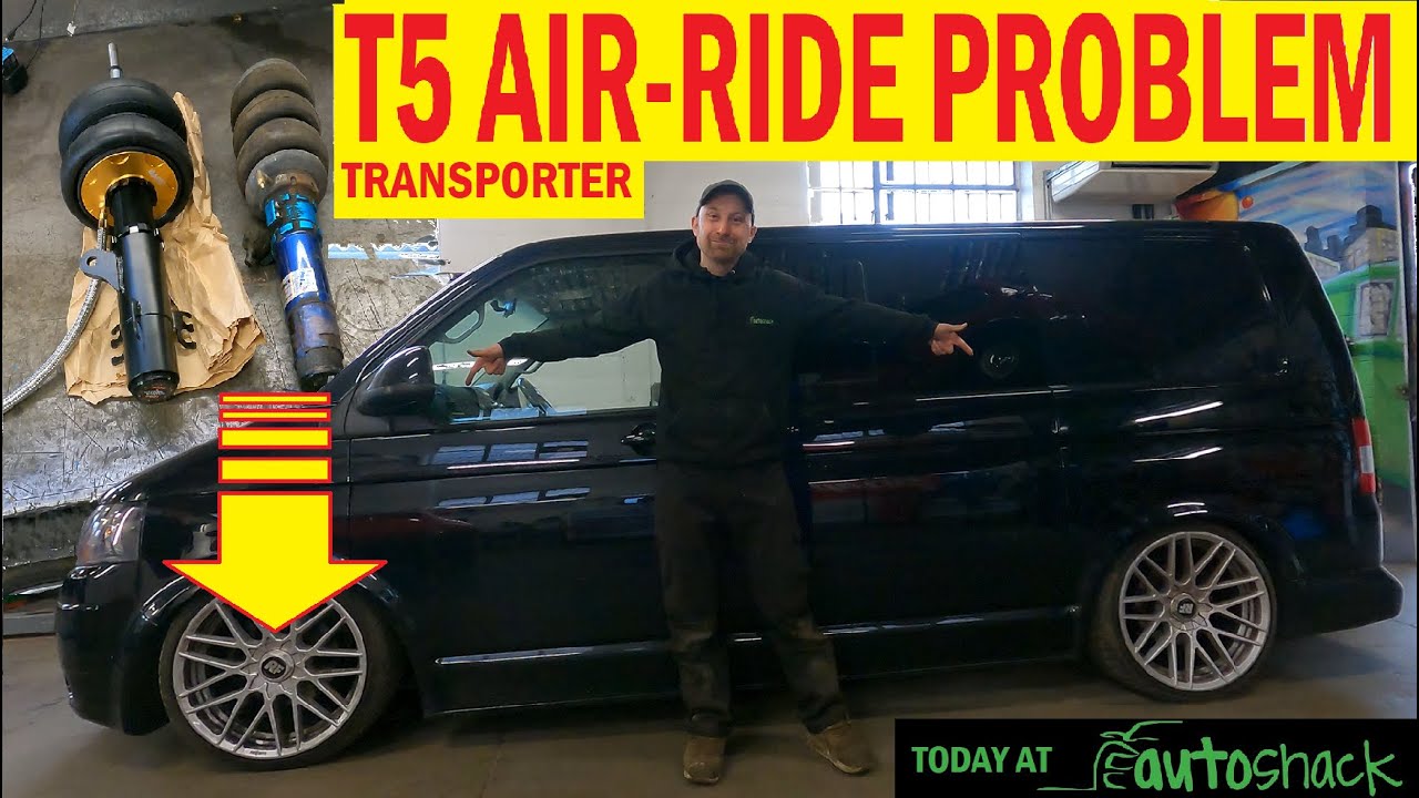Сработала подушка безопасности на подвеске T5 VW Transporter? Проблемы с пневмоподвеской...