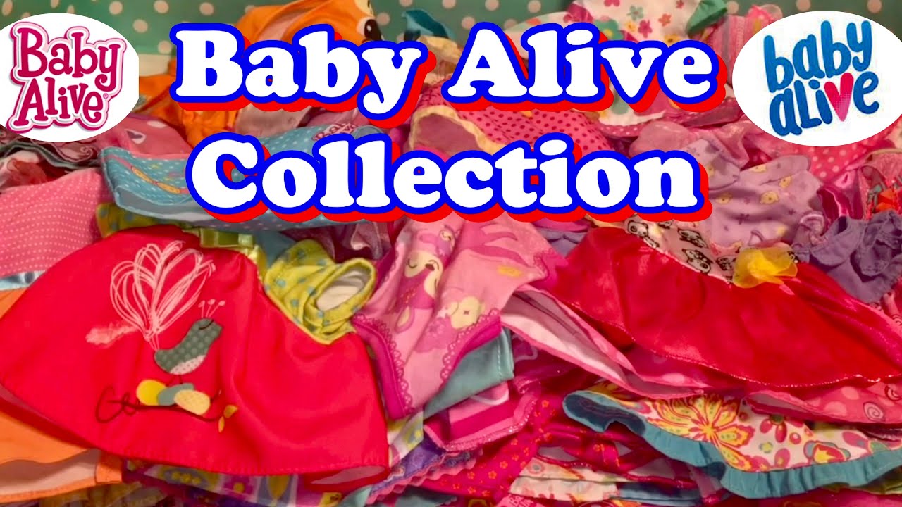 Baby alive clothes and bib collection