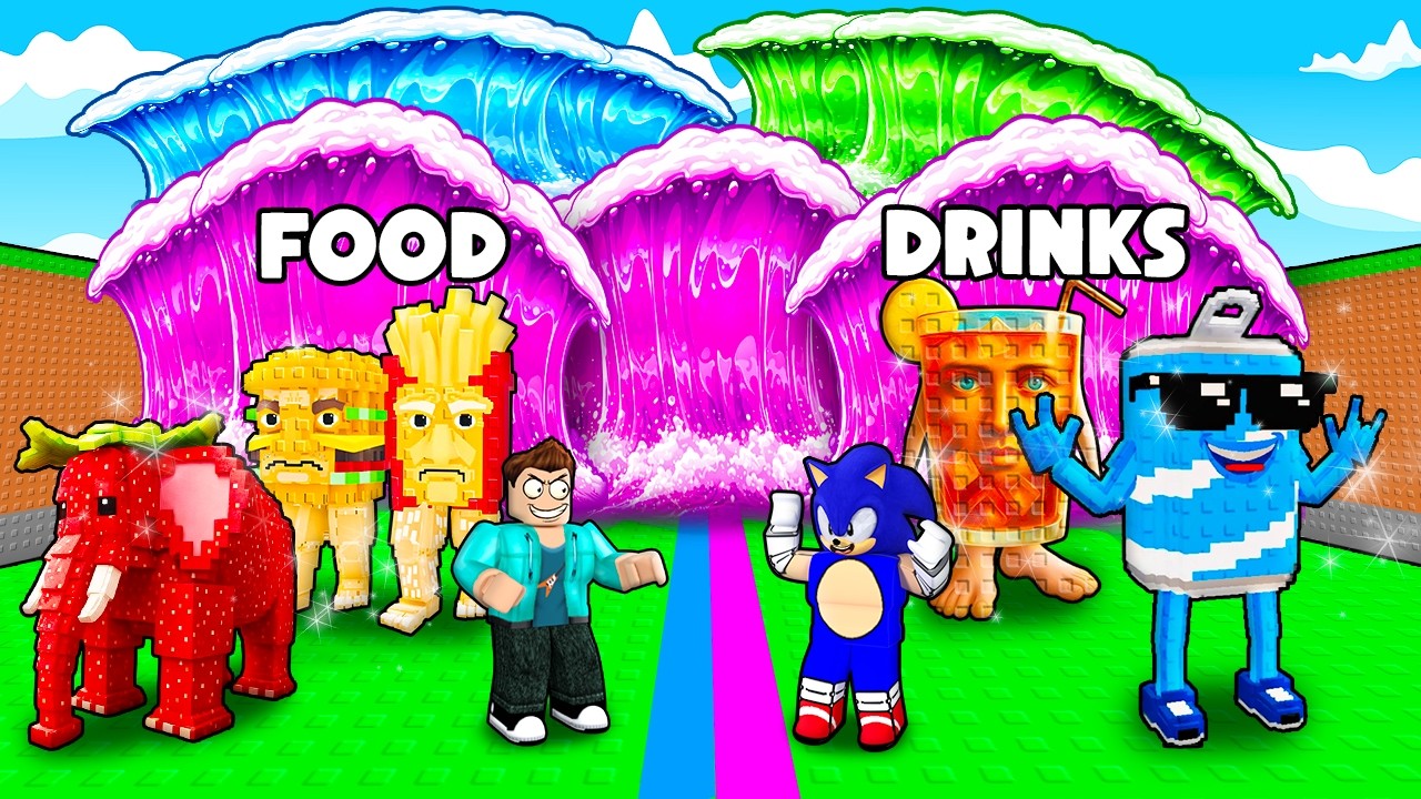 0 TO 100 TRILLION FOOD V/S DRINK BRAINROT ONLY CHALLENGE IN BRAINROT TSUNAMI !!