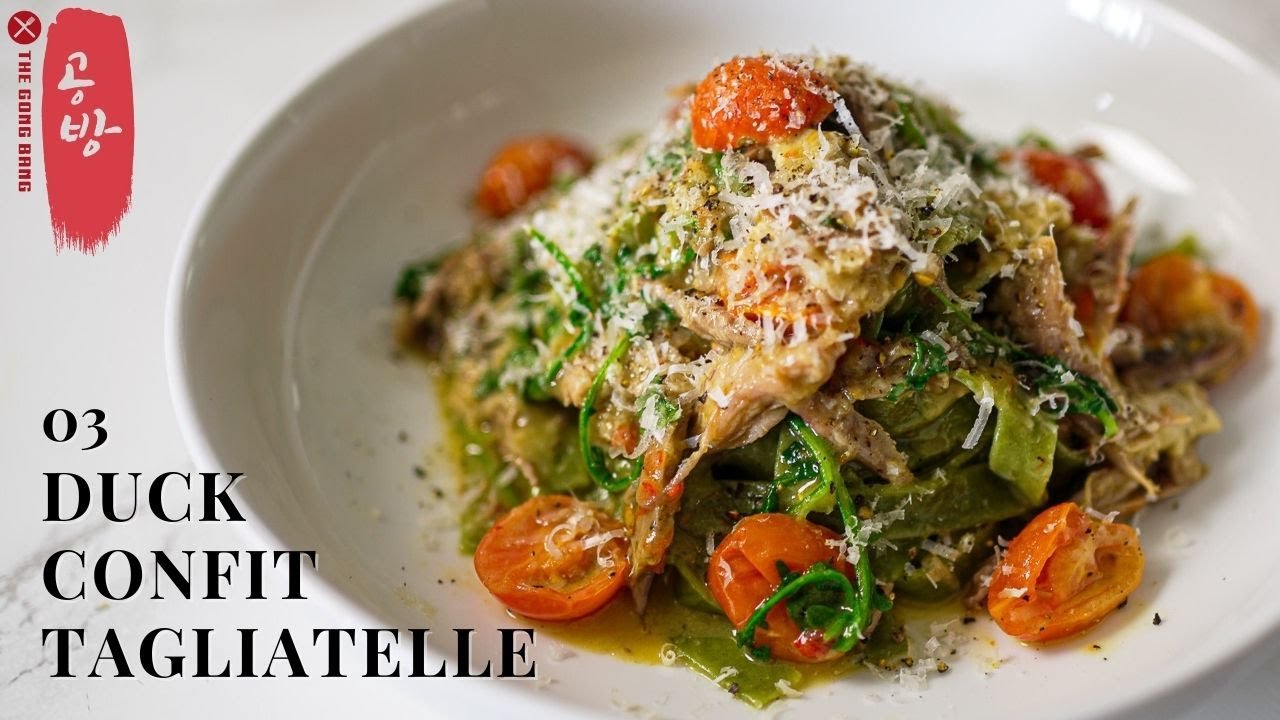 Duck Series Part 3: Tagliatelle Duck Confit | Duck Confit Pasta!