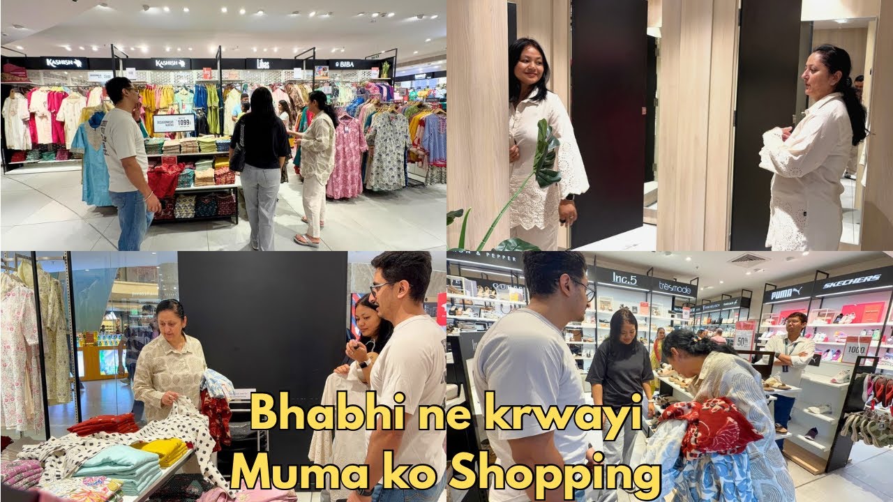 Bhabhi le gaye Muma ko special Shopping day out pr 🤩😋 Unexpected plans are the best 😅🤪