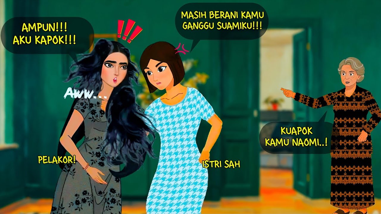 PEMBALASAN ISTRI SAH–PELAKOR KETAKUTAN,MERTUA TERSADARKAN || ANIMASI DRAMA#animasi #dramatoonanimasi