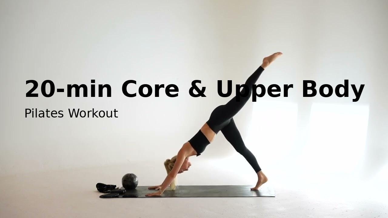 20-Min Core & Upper Body Pilates Workout. High Burn. Low Impact.