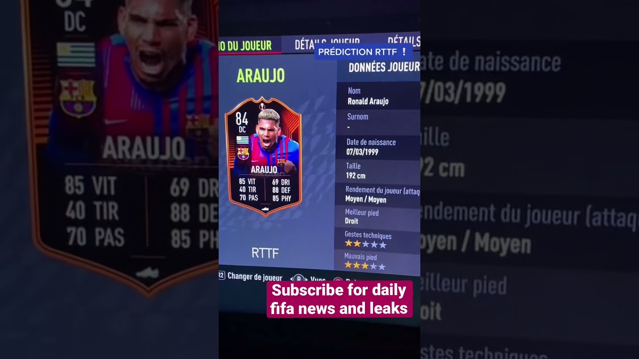 MY RTTF PREDICTION FOR FIFA22 🤯😱😍