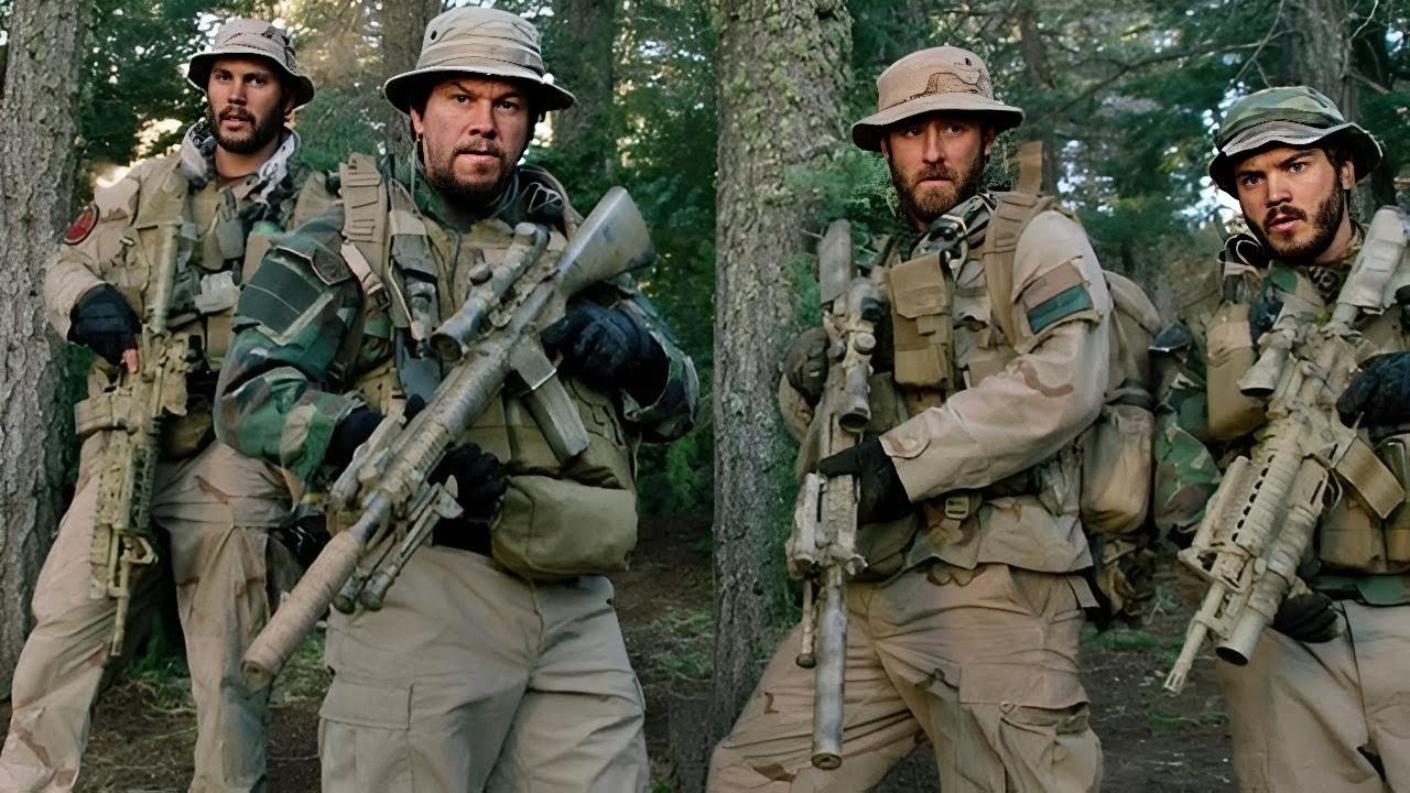 True Story ! Surrounded by 200 Talibans , 4 Navy SEALs... The mission turns into a bloodbath...