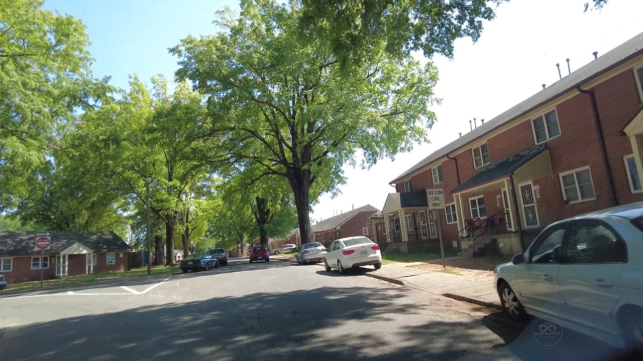 Winston-Salem, North Carolina - [4K] Hood Tour