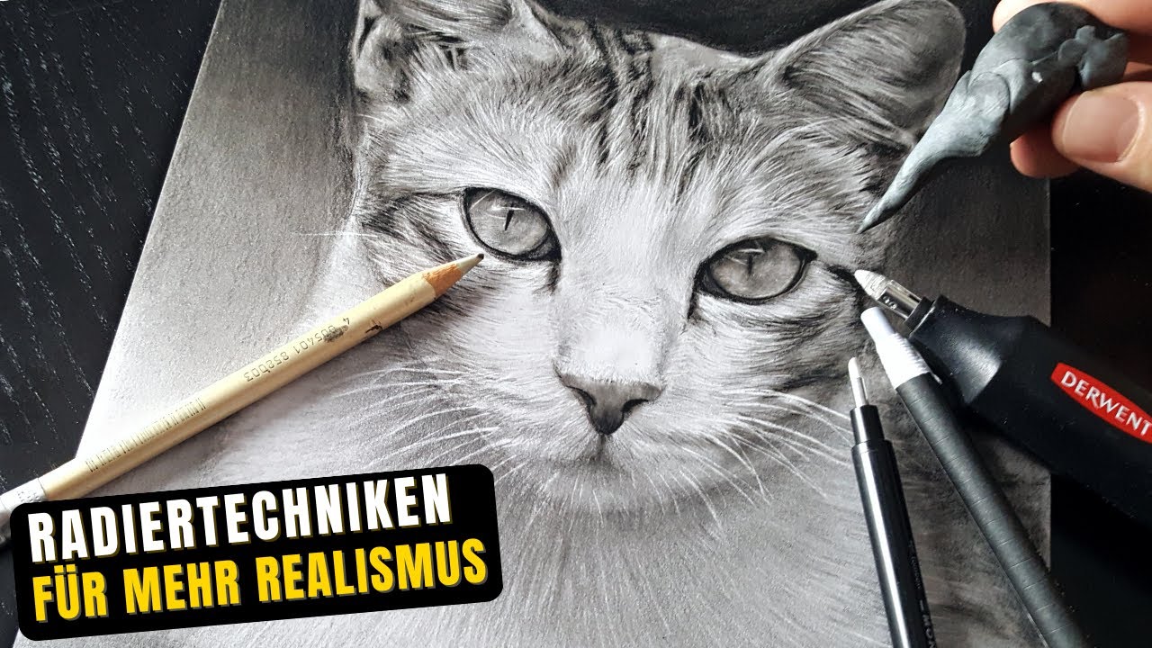 Radiertechniken für realistische Zeichnungen