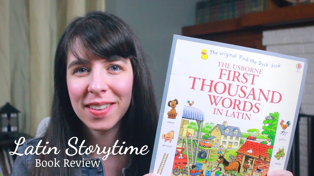 Usborne First Thousand Words in Latin | Latin Kid's Book Review