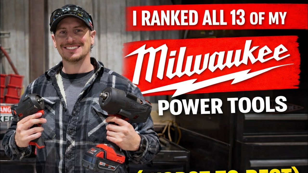 I Ranked All 13 of My Milwaukee power Tools (Worst to Best)! 