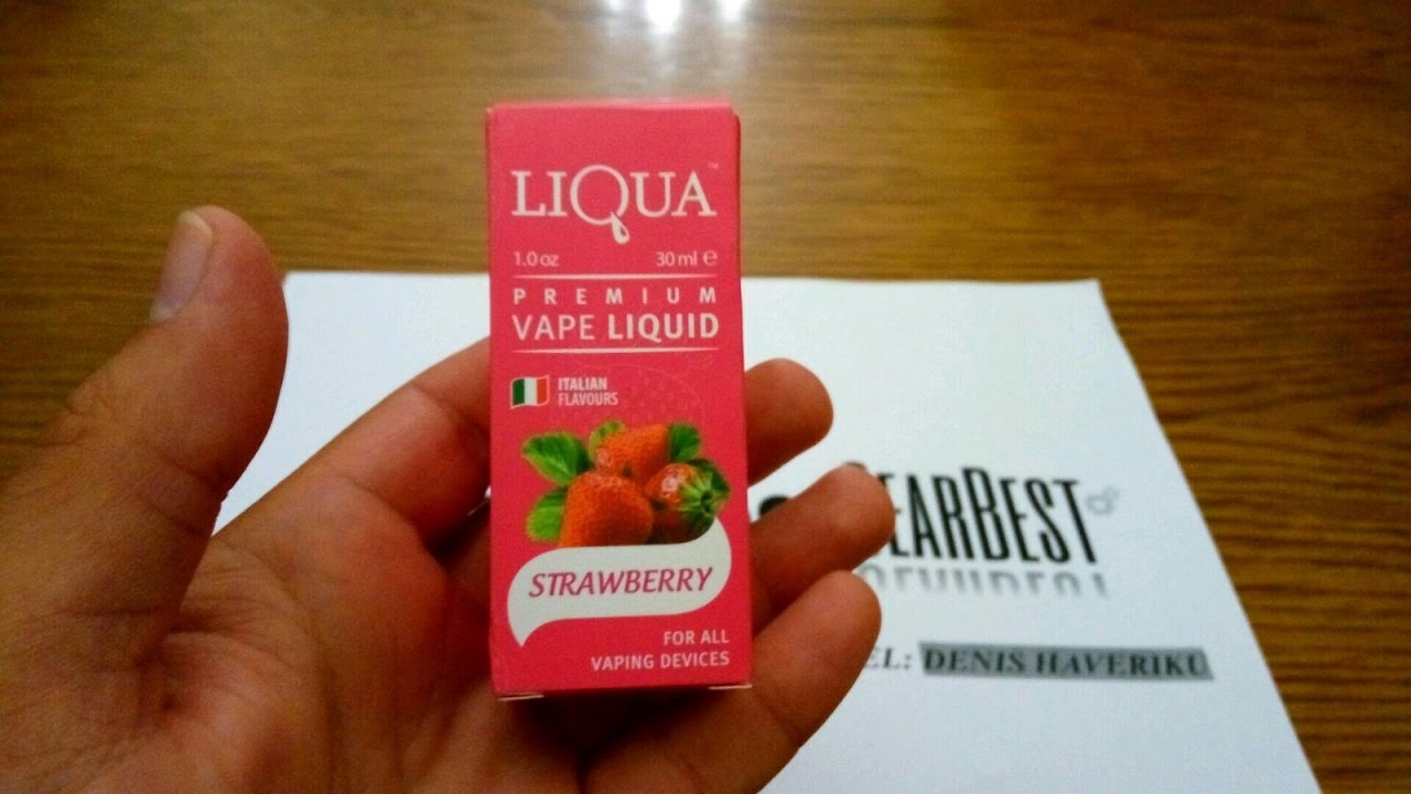 LIQUA C Series Strawberry Flavor E-Liquid  -  6MG 30ML @ GearBest