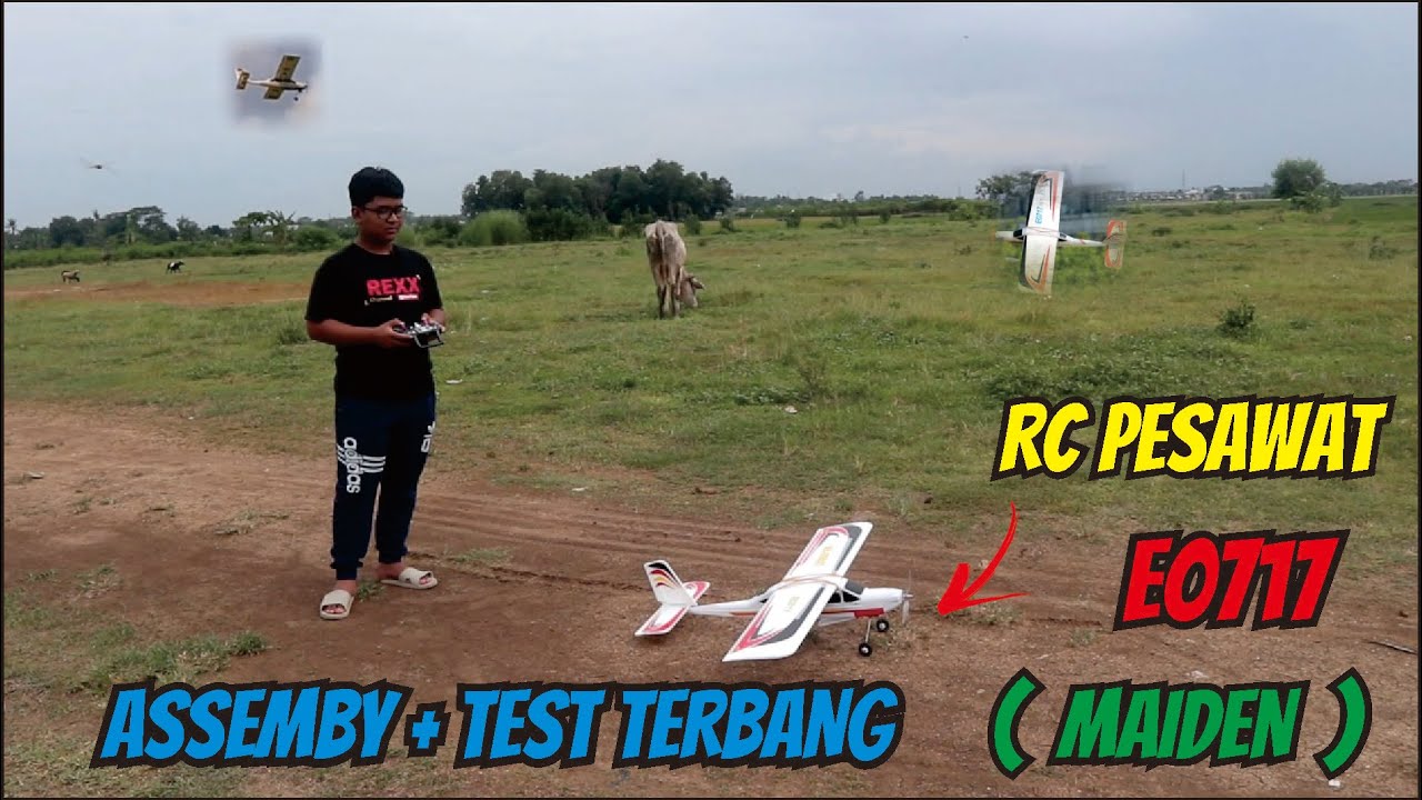 RC Airplane Murah E0717 - RC Pesawat Terbang dari Banggood