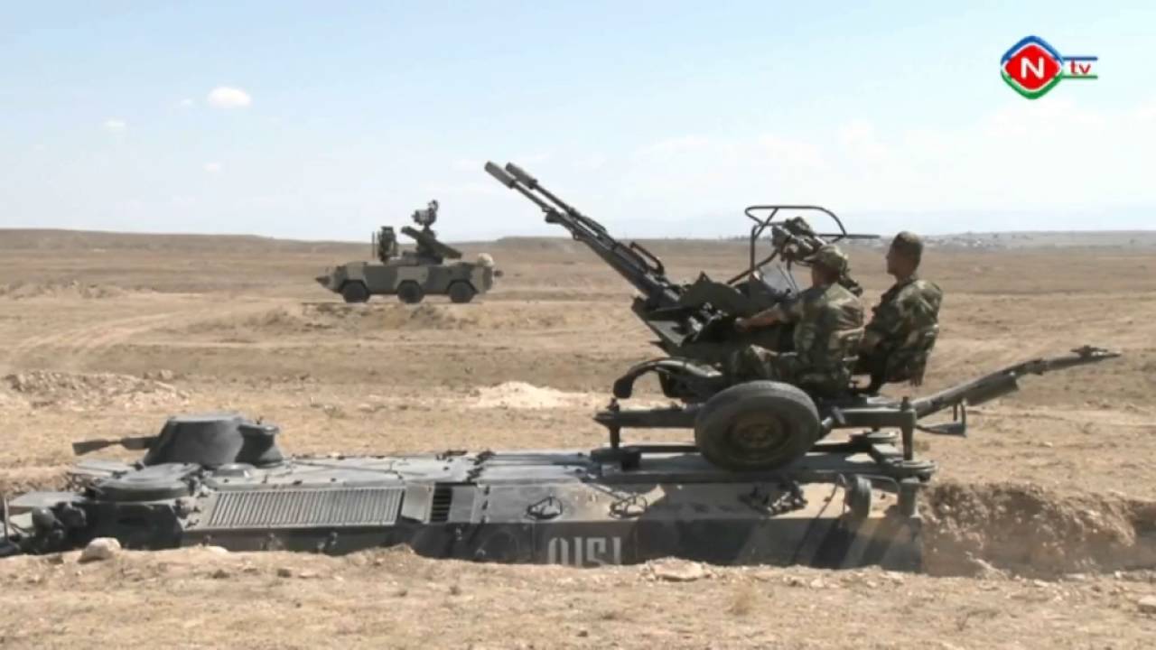 Naxçıvanda hava hücumundan müdafiə birləşmə və bölmələrinin hazırlığı yoxlanılıb - 17.09.2015