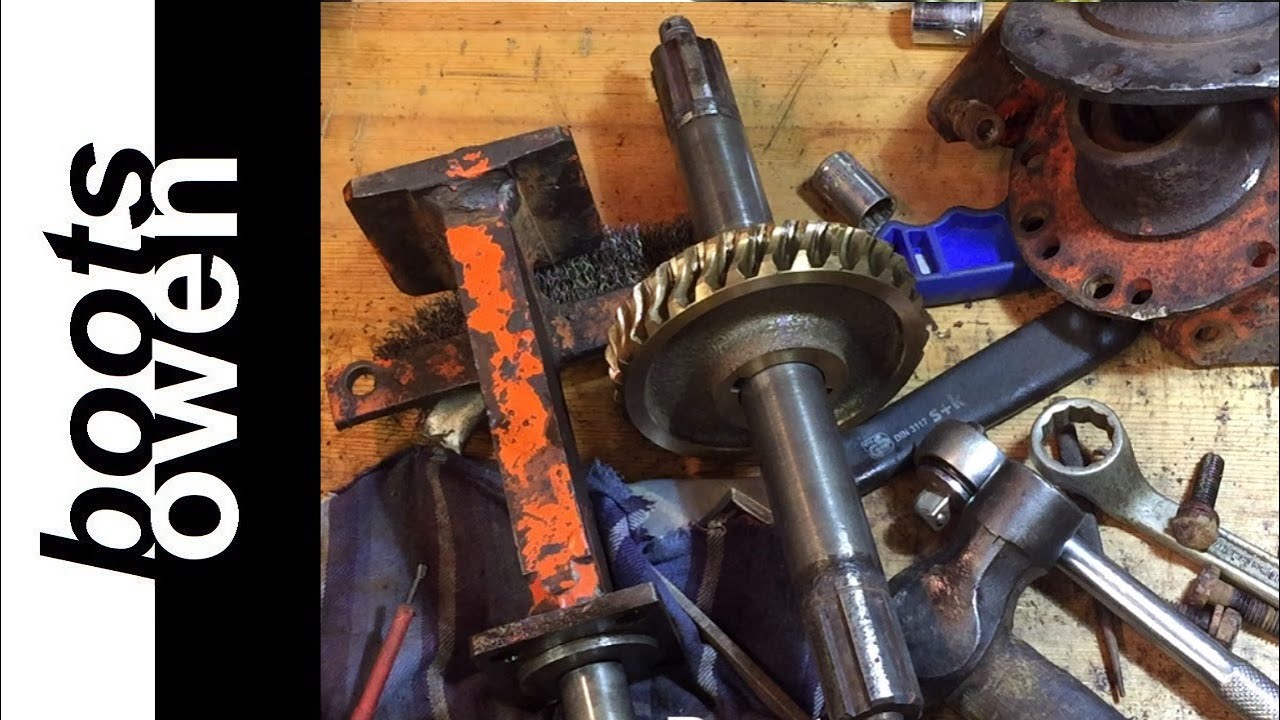 Howard 200: reassembling the rotavator gearbox