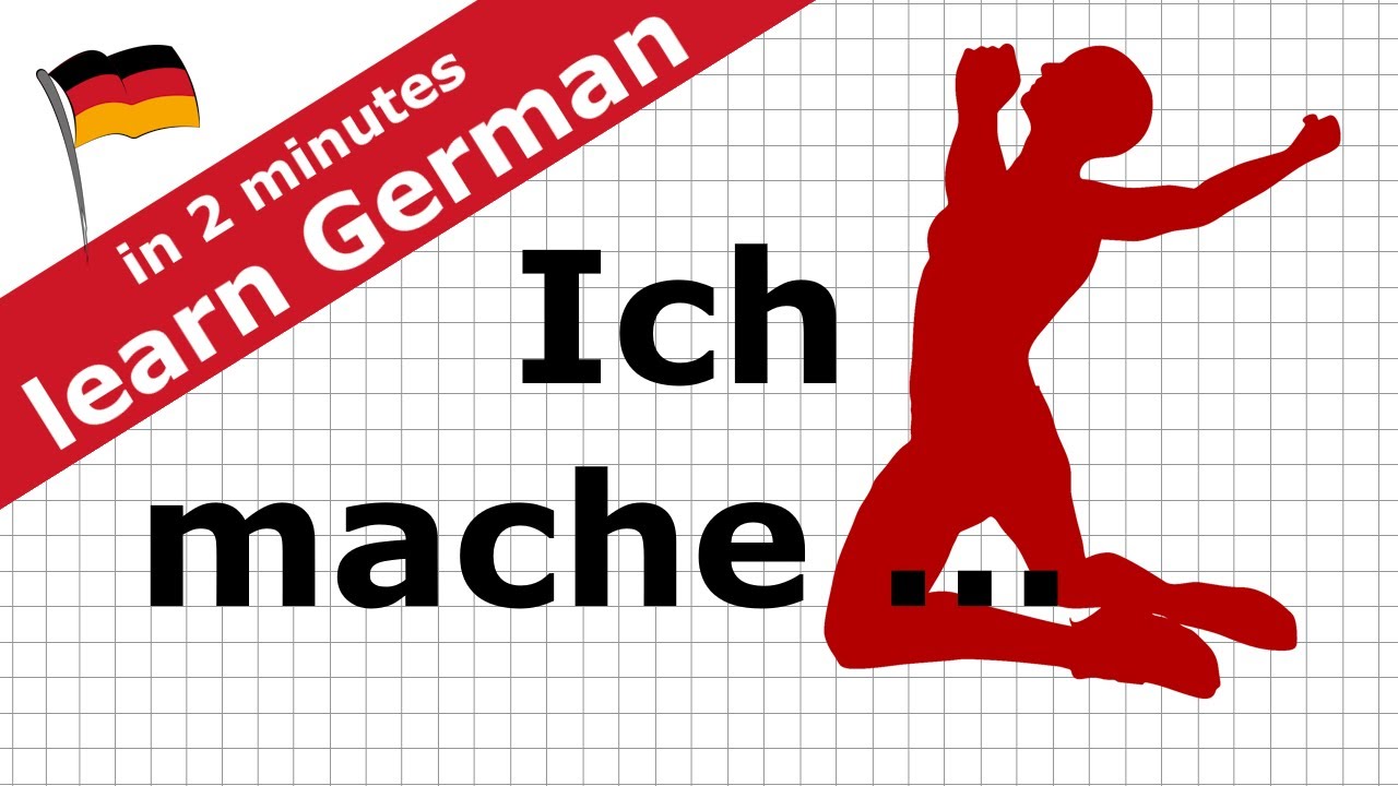 Ich mache ... Beispiels&auml;tze | Deutsch lernen #deutschlernen #A1 #A2
