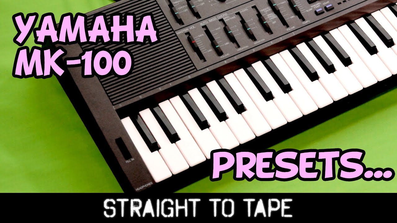 Yamaha MK100 voice presets