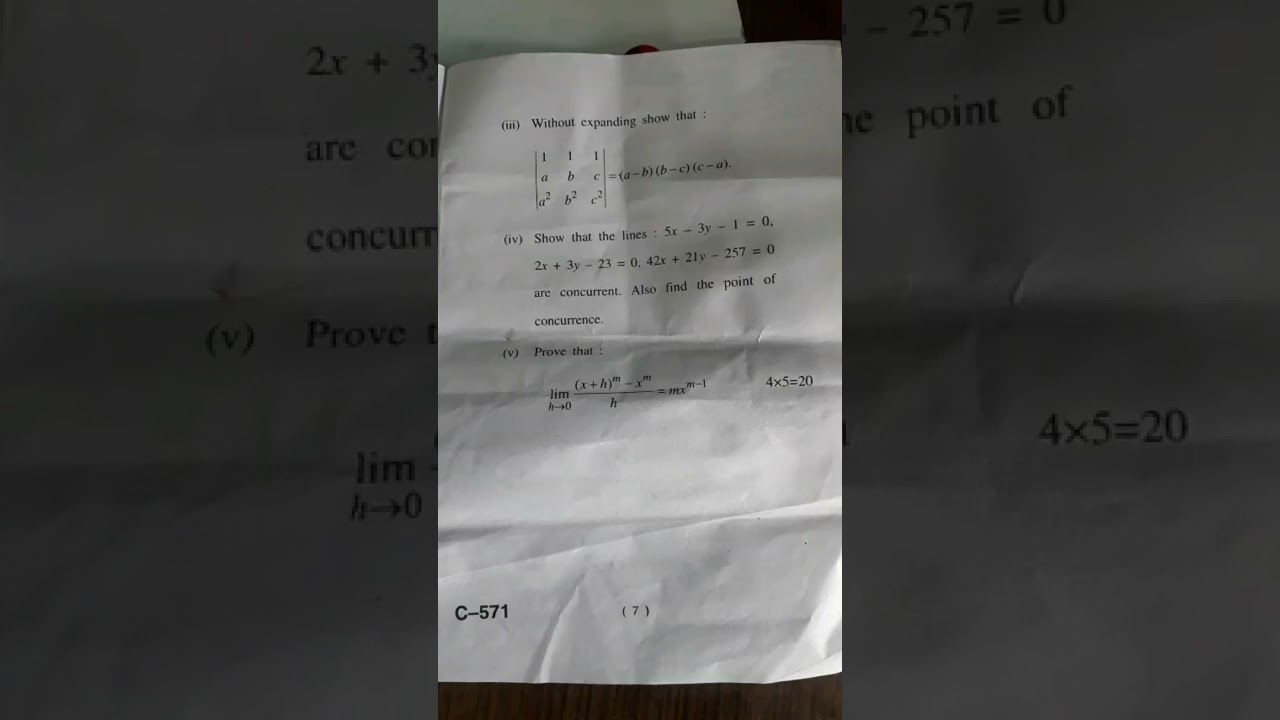 PREVIOUS YEARS PAPERS(HPU) 2020,2021 ||Mathematics BCA 1ST SEM