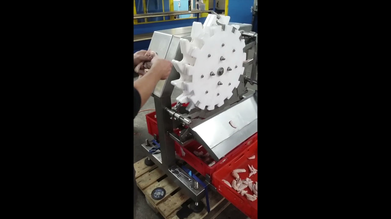 Dutch Poultry Tech - Wing Segmenting Machine (WSM) (Chicken wing portioner)