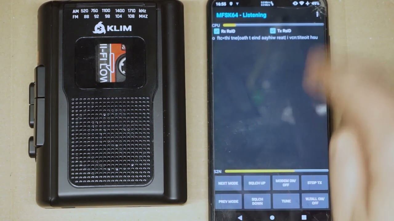 Most simple way to save pictures on cassette tape using AndFlmsg