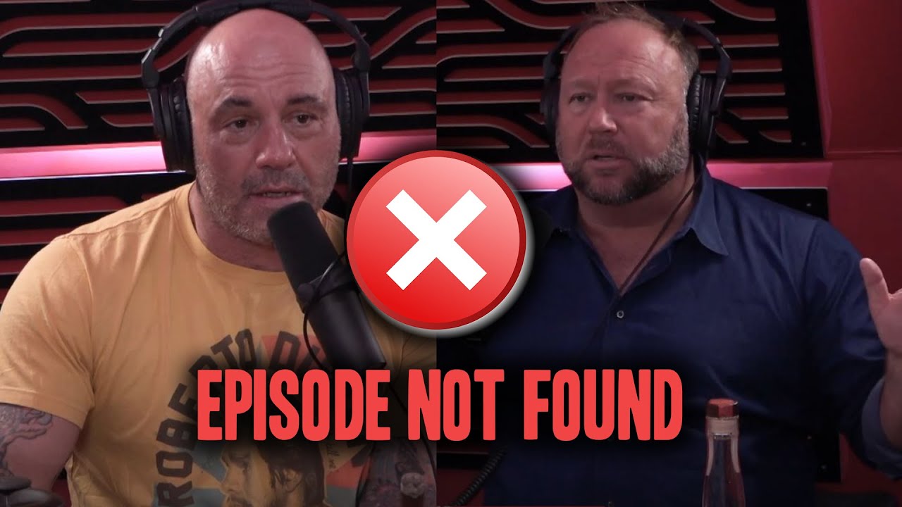 Joe Rogan Responds To Alex Jones Episode Getting Deleted On Spotify