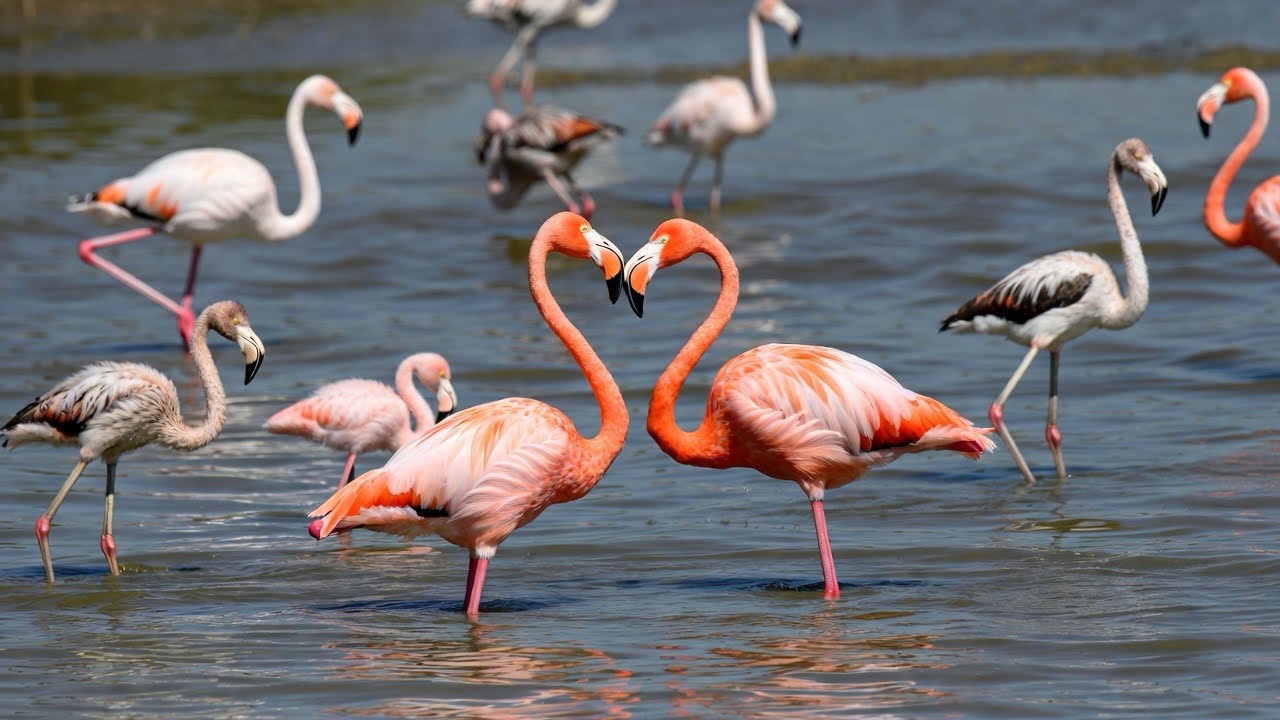 Epic Flamingo Scenes in 4K HDR 60FPS