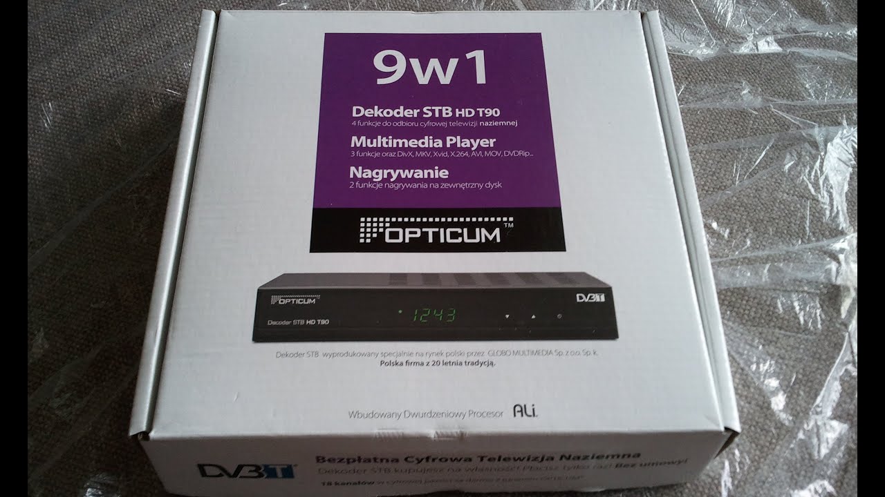 DVB-T Decoder (Tuner) - OPTICUM HD T90